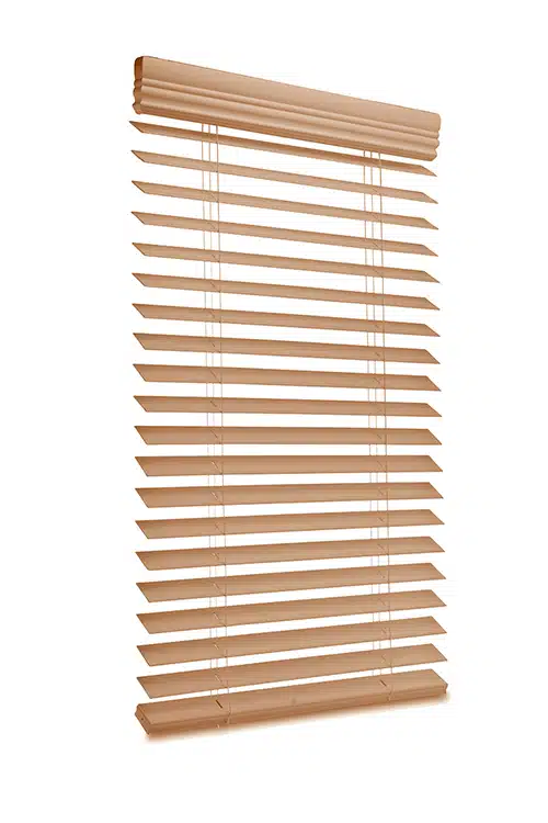 Cordless, Real Wood Blinds with 2.5 inch slats