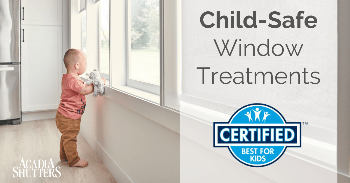 ChildSafe Window Treatments Acadia Shutters
